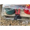 Image 3 : PALLET WITH CROSSCUT SAW & TOOLS