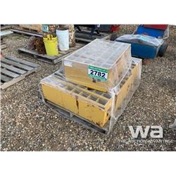 (3) BOLT BINS WITH CONTENTS