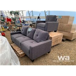(3) PIECE SOFA, LOVESEAT & CHAIR