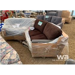 (2) PIECE CURVED SECTIONAL