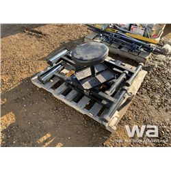 (3) ROLLER STANDS & SHOP STOOL