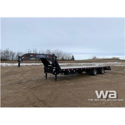 2017 LOAD TRAIL 5TH WHEEL TANDEM FLATDECK TRAILER
