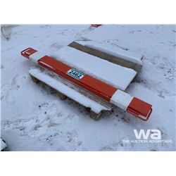 1 SET OF 2019 72" PALLET FORK EXTENSIONS