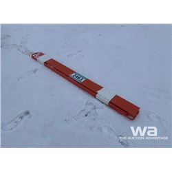 1 SET OF 2019 72" PALLET FORK EXTENSIONS