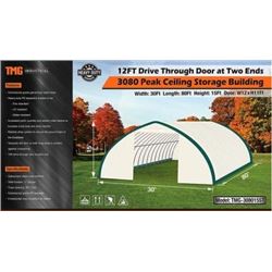 30 X 80 X 15 FT. PEAK CEILING SHELTER