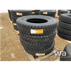 (4) GRIZZLY 11R24.5 TRUCK DRIVE TIRES