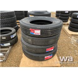 (4) TOLEDO 11R24.5 TRUCK TIRES