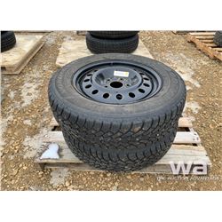 (2) GOODYEAR NORDIC 225/65R17 TIRES