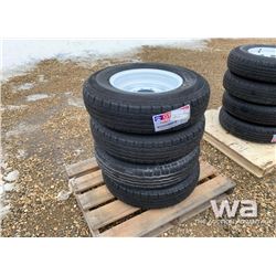 (4) 235/80R16 TRAILER TIRES