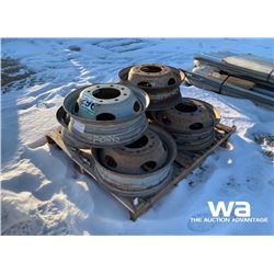 (6) 8-BOLT 17" TRUCK RIMS