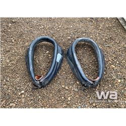 (2) 22" LEATHER HORSE COLLARS