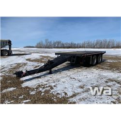 2001 SCONA T/A FLAT DECK PUP TRAILER