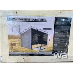 (UNUSED) 12 X 20 FT. LIVESTOCK SHED