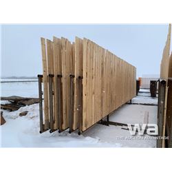 (5) BOSCHMAN WELDING 8 X 30 FT. WIND BREAK PANELS
