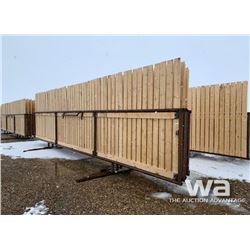 (5) BOSCHMAN WELDING 8 X 30 FT. WIND BREAK PANELS