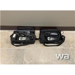 (2) TELUS MOTOROLA F289603NAAD BAG PHONE
