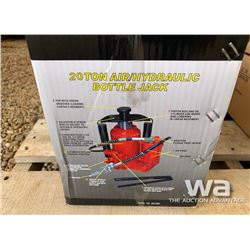 (UNUSED) 20 TON AIR HYDRAULIC BOTTLE JACK