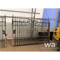 20 FT. HEAVY DUTY WROUGHT IRON DRIVEWAY GATES
