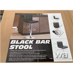 (2) LEATHER BAR STOOLS