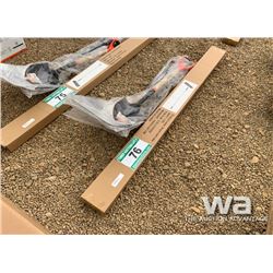 (2) ALUMINUM SCOOP SHOVELS