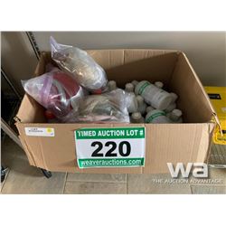 BOX OF SALINE & EYEWASH SOLUTION