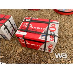 (UNUSED) 3-TON CHAIN HOIST