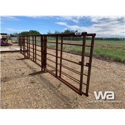 (2) FREESTANDING LIVESTOCK PANELS W/ GATES