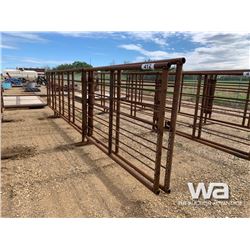 (2) FREESTANDING LIVESTOCK PANELS W/ GATES