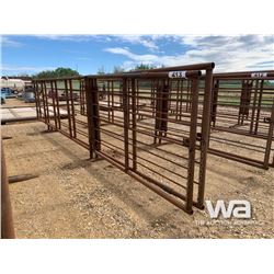 (2) FREESTANDING LIVESTOCK PANELS W/ GATES