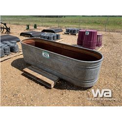GALVANIZED STOCK TROUGH **DAMAGED