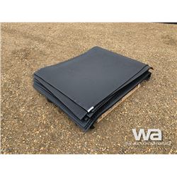 (10) 4 X 6 FT. RUBBER MATS