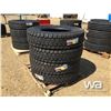 Image 1 : (UNUSED) (4) GRIZZLY 11R24.5 TRUCK DRIVE TIRES