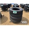 Image 1 : (UNUSED) (4) GRIZZLY 11R24.5 TRUCK DRIVE TIRES