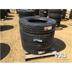 (UNUSED) (4) GRIZZLY 11R24.5 TRUCK TIRES