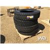 Image 1 : (UNUSED) (4) GRIZZLY 11R24.5 TRUCK TIRES