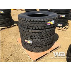 (UNUSED) (4) GRIZZLY 11R24.5 TRUCK TIRES