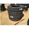 Image 1 : (UNUSED) (4) GRIZZLY 11R24.5 TRUCK TIRES