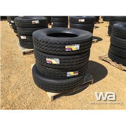 (UNUSED) (4) GRIZZLY 11R24.5 TRUCK TIRES