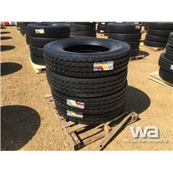 (UNUSED) (4) GRIZZLY 11R24.5 TRUCK TIRES