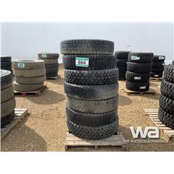 (7) 11R22.5 TIRES