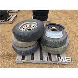 (5) 5 & 8  BOLT TIRES & RIM