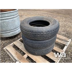 (3) ST205/75R14 TRAILER TIRES