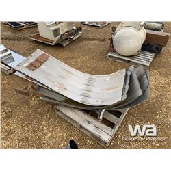 (6) STAINLESS STEEL TRUCK FENDERS