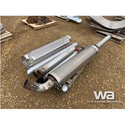 (2) 5" TRUCK EXHAUST STACKS