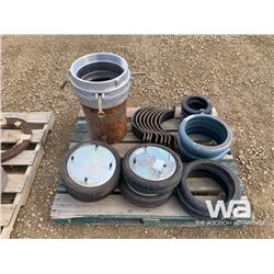 (4) AIR BAGS, 8 CLAMPS 12" CAMLOCK & JOINER