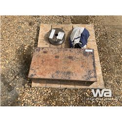 WELDING WIRE, TIRE CHAINS, STORAGE BOX
