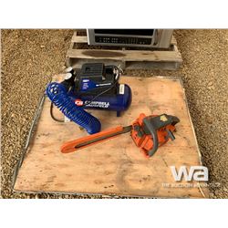 HUSQUVARNA 35 CHAINSAW & AIR COMPRESSOR