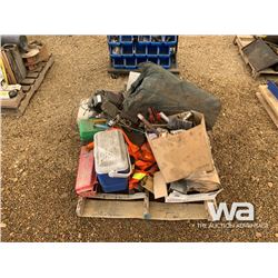CB RADIO, REFLECTORS, COOLERS, CURB BLOCKS