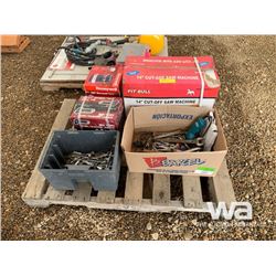 PALLET WITH 14" CUTOFF SAW