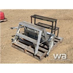 (2) ALUMINUM STEP LADDERS